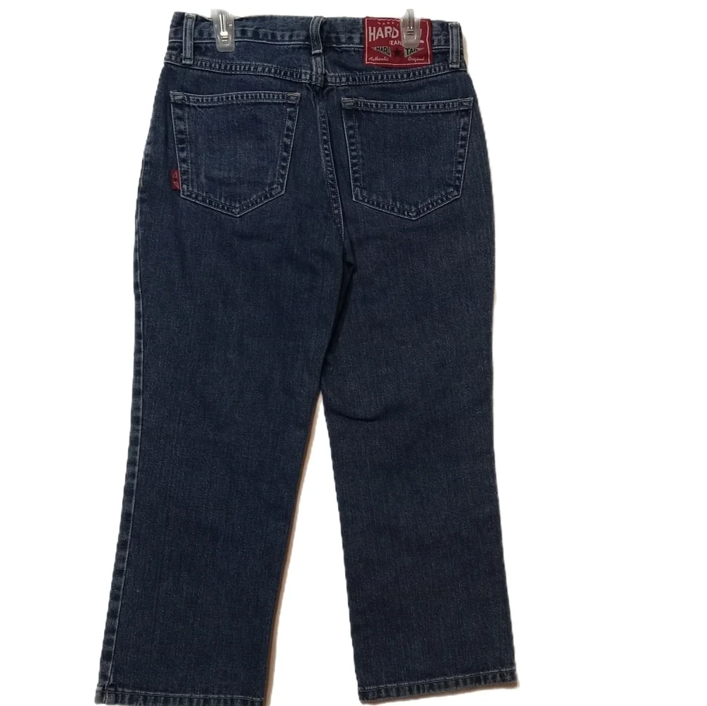 Y2K Hard Tail Jeans USA Mid Rise Mid Blue Women 26 Original Straight